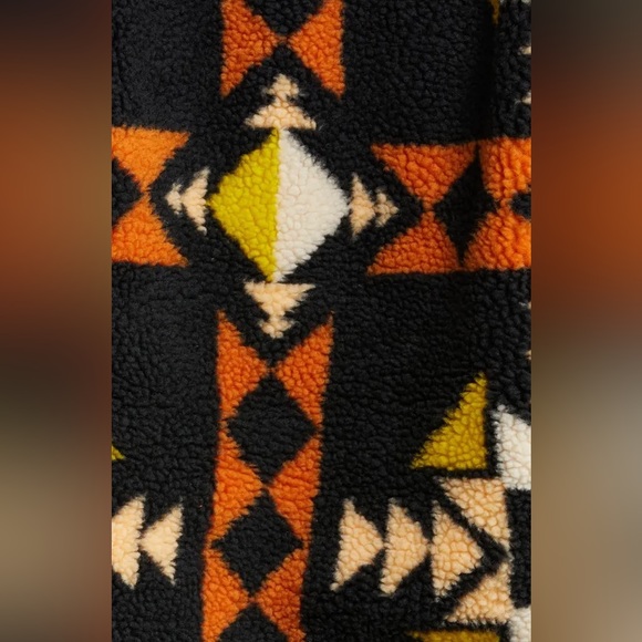 Free People Fleece Rocky Ridge Jacket Night Sky Combo XS NWT - Picture 10 of 11